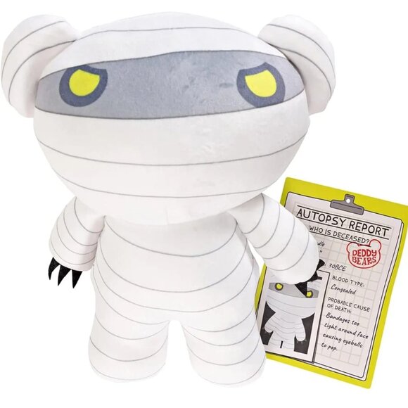 Very Rare "Bundle" the Mummy Deddy Bear w/ Body Bag - NWT - Picture 2 of 5